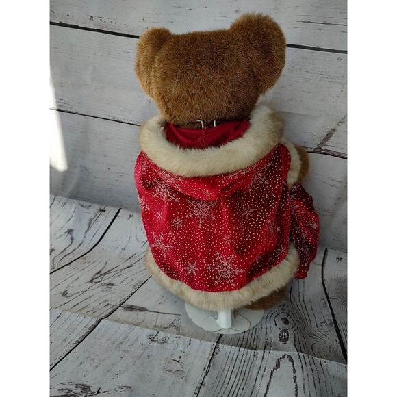 Christmas Bear Plush With Stand 2003 common weather Books Are Fun Holiday Gift - Picture 7 of 10